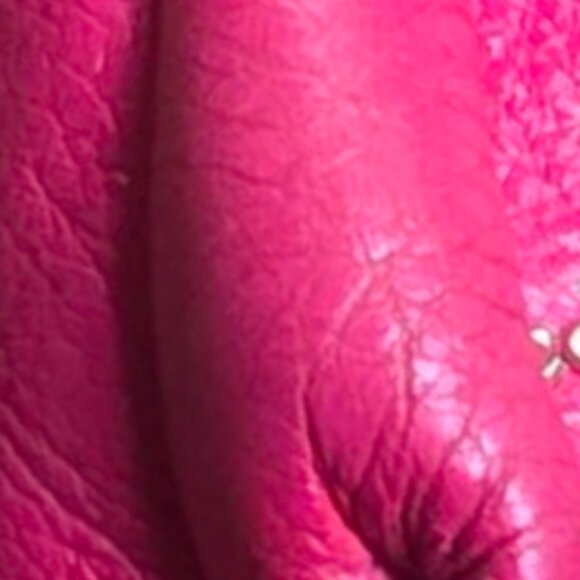 COACH Madison Phoebe 3 Section Shoulder Bag Tumbled Hot Pink Leather - Picture 16 of 16